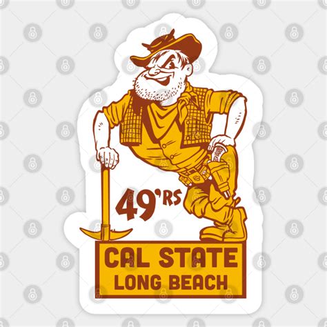 Vintage Cal State Long Beach 49er Mascot - Cal State Long Beach ...