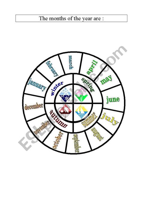 SEASONS WHEEL !!!!!!!!!!!!!! - ESL worksheet by lobeni