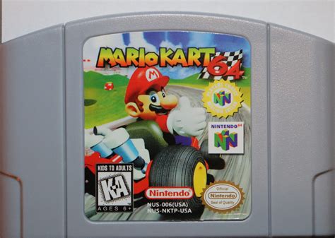 Mario Kart 64 Nintendo 64 Reproduction Cartridge - Etsy