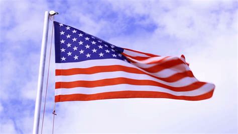 Usa Flag Waving In Wind Stock Footage SBV-338046330 - Storyblocks