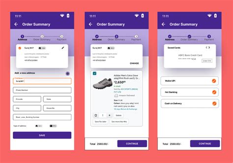 Order summary ui design | Figma