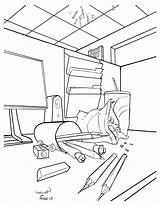 Desk Coloring Page At GetColoringscom  Free Printable Colorings Pages sketch template