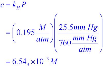 Solubility and Henry's Law