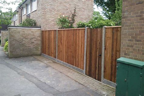 Concrete Posts & Gravel Boards | Bracknell's local fencing company www.woodworksfencing.com