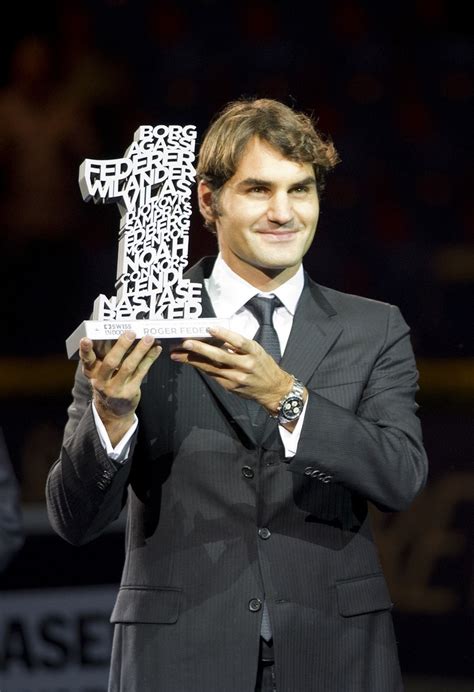 3D printed tennis Number one history award for Roger Federer