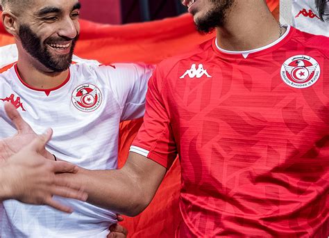 Tunisia 2022 Kappa Home and Away Kits - Football Shirt Culture - Latest ...