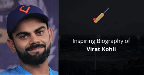 Inspiring Biography of Virat Kohli - Youth Motivator