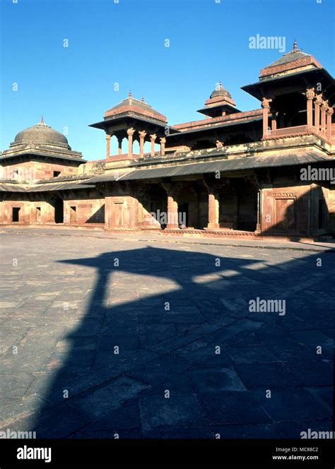 INDIA Fatehpur Sikri Palace Stock Photo - Alamy