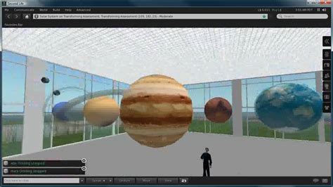 3D virtual solar system model - YouTube