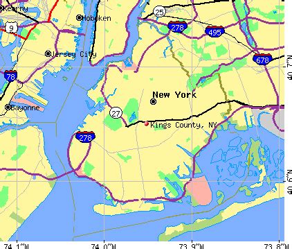 Kings County New York Map