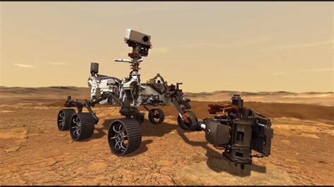 NASA Mars Perseverance Rover Sample Collection Animation - YouTube