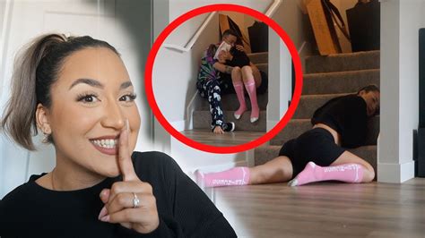 FALLING DOWN THE STAIRS PRANK ON BOYFRIEND! *CUTEST & FUNNIEST REACTION!* - YouTube