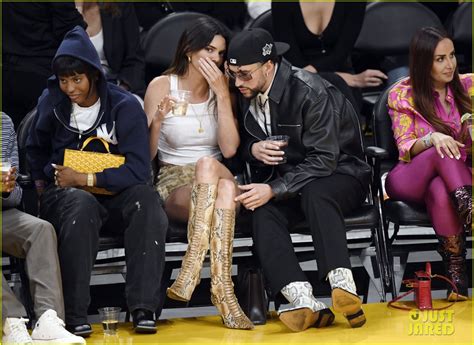 Kendall Jenner & Bad Bunny Sit Courtside at Lakers Playoff Game in Los ...