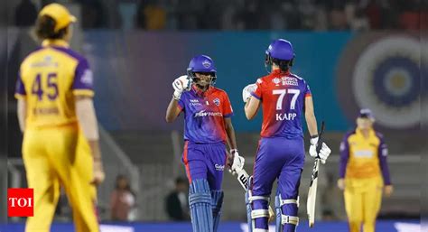 UP Warriorz vs Delhi Capitals Highlights: Delhi Capitals enter WPL final with 5-wicket win over ...