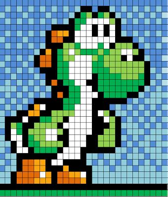 Aquamareen Crafting: W.i.P. - Yoshi 1.0 | Quilting | Pinterest | Yoshi, Craft and Perler beads