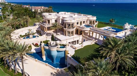 Floor Plans To An Oceanfront Mega Home In Florida