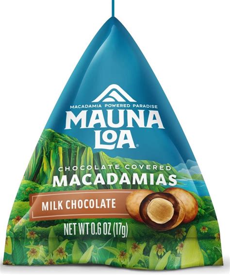 Mauna Loa Macadamia Nut Sample Size Pouch 0.6oz - Milk Chocolate Single