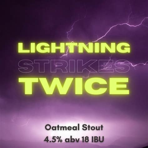 Lightning Strikes Twice - Rockyard Brewing Company - Untappd