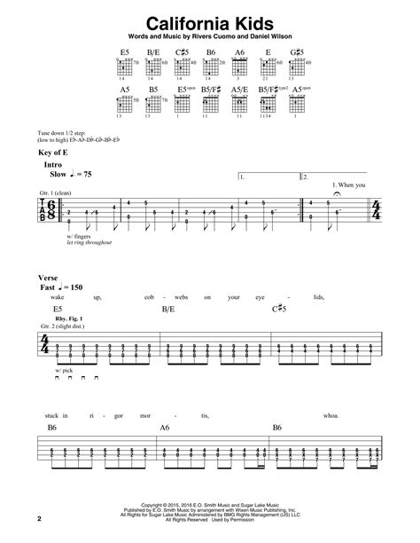 Weezer Buddy Holly Chords - Sheet and Chords Collection