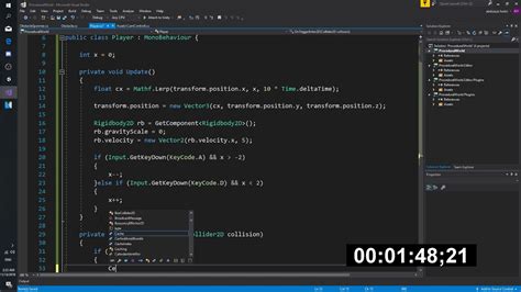 Unity - Coding A Simple Game In Less Than 5 Minutes (Code Only) - YouTube