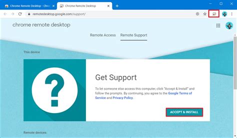 How to Chrome Remote Desktop to help users on Windows 10 - Pureinfotech