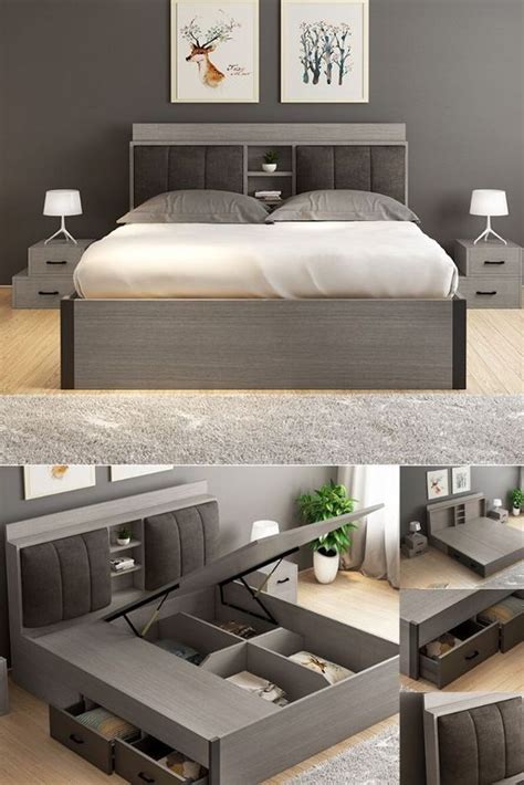 Latest Double Bed Designs With Box