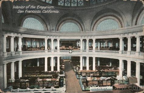 Interior of the Emporium San Francisco, CA Postcard