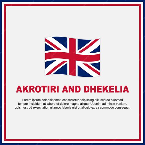 Premium Vector | Akrotiri and dhekelia flag background design template akrotiri and dhekelia ...