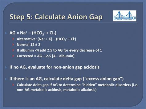 Anion Gap Interpretation