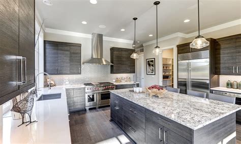 Grey Granite Kitchen Countertops