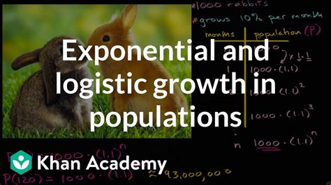 Exponential and logistic growth in populations | High school biology ...