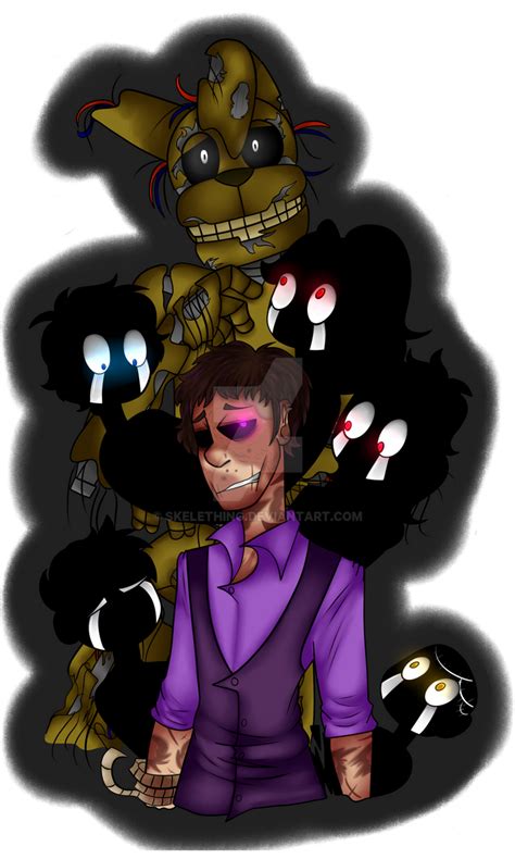 William Afton, Springtrap, And the souls. [FNAF] by Skelething on ...