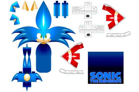 SONIC PAPERCRAFT DOWNLOAD by cheetor182 on DeviantArt