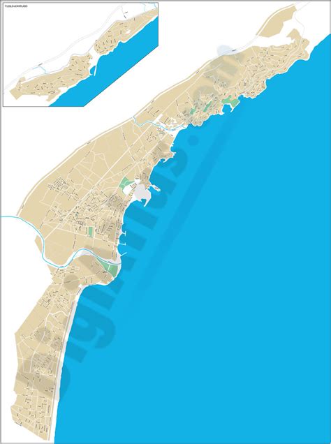 Campello (province of alicante) - city map