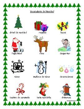 Christmas Vocabulary Spanish | Vocabulary book, Vocabulary, Christmas words