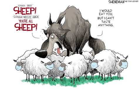 Editorial Cartoon U.S. wolf sheep covid | The Week