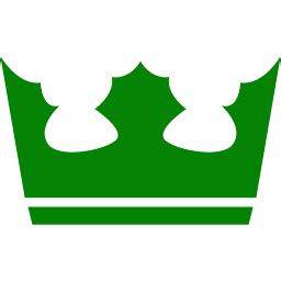 Green crown 4 icon - Free green crown icons