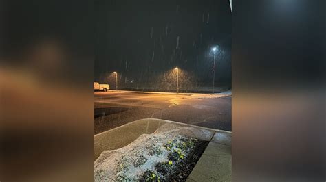 Washington sees first snow of season as wind, rain lash Northeast coast on Monday | Fox Weather