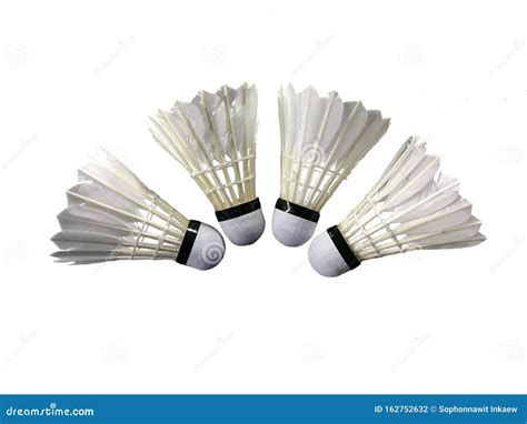 Badminton Feather Shuttlecocks Stock Photo - Image of candlelights, candle: 162752632