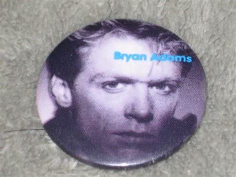 Amazon.com: Vintage " Bryan Adams " 1 1/2 Inch Round Tin Metal Pin : Everything Else