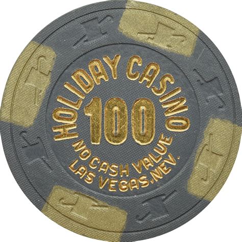 Holiday Casino Las Vegas Nevada $100 NCV Chip 1980s