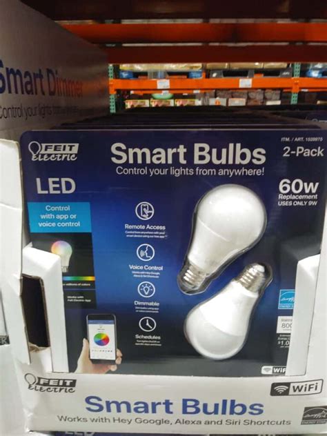 Feit LED Smart Bulbs 60w 2pk $19.97 - My Wholesale Life