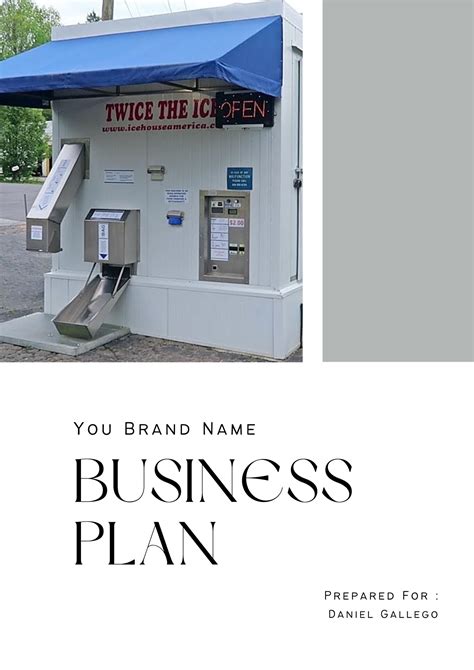 Ice Vending Business Plan [2023- Download Free Template]