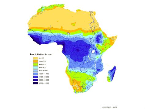 Mean annual precipitation in Circum-Sahara region. | Download Scientific Diagram