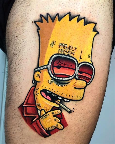 The Simpsons: 200 the best tattoos ever | iNKPPL | Tatuering, Målningar, Sänggavel