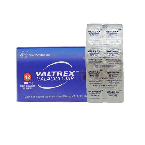 Valtrex 500 mg 14 Tablet - Kegunaan, Efek Samping, Dosis dan Aturan Pakai - Halodoc