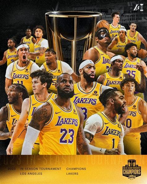 Los Angeles Lakers Win Inaugural NBA In-Season Tournament Championship ...