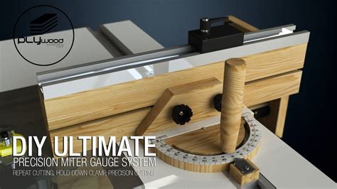 DIY Ultimate precision miter gauge | Table saw miter gauge, Diy easel ...