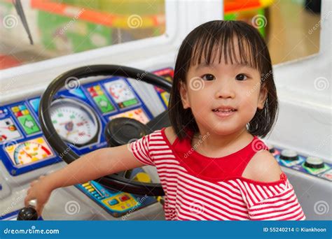 Little Asain Chinese Bus Driver Stock Photo - Image: 55240214