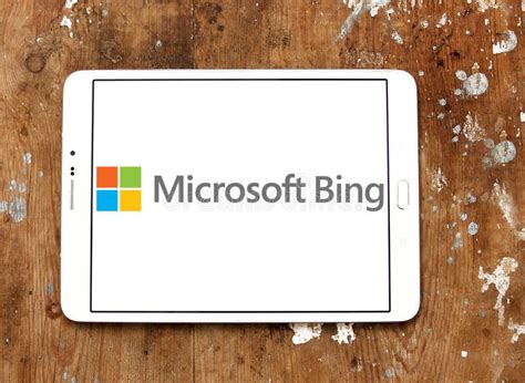 Microsoft Bing ai logo editorial stock image. Image of american - 297123014